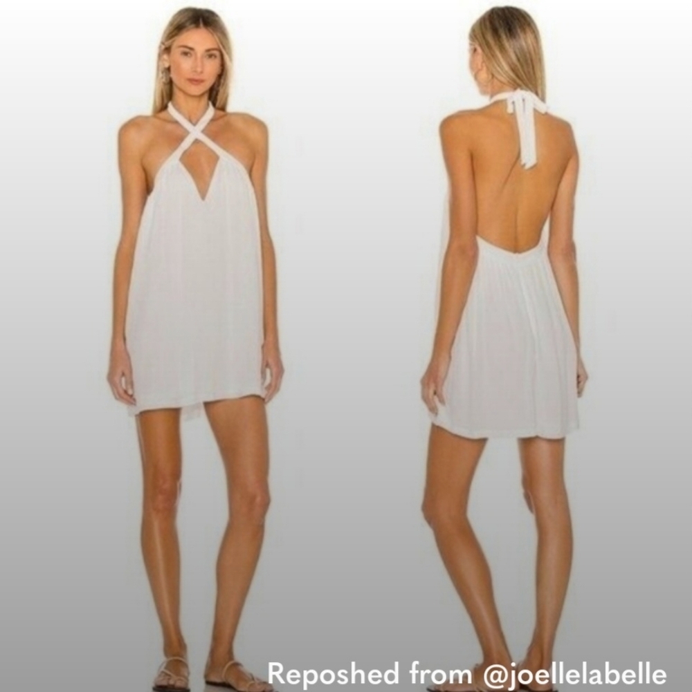 Superdown White Backless Dress, Medium, White, Sold At Revolve